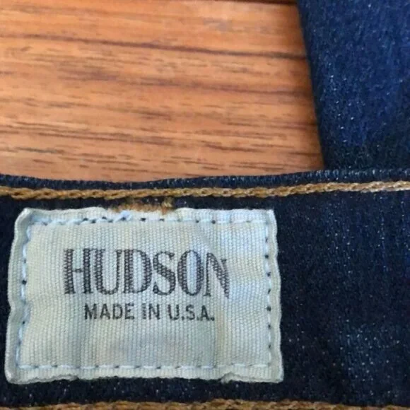 Hudson Tilda mid rise Cigarette Jean dark wash whiskering fading Size 31 - Picture 11 of 14